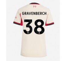 Liverpool Ryan Gravenberch #38 Koszulka Wyjazdowa damskie 2025-26 Krótki Rękaw